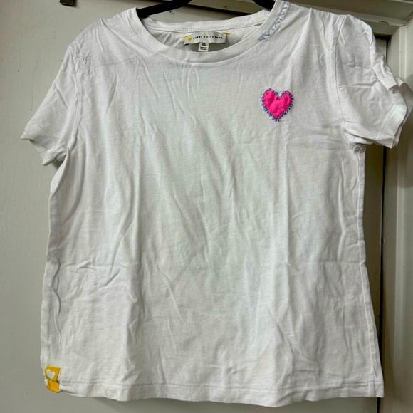 kerri rosenthal distressed HEART tshirt - Picture 1 of 7